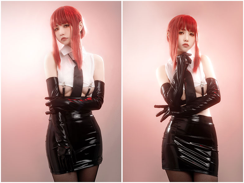 喵小吉身着小背心展现甜美与性感并存的魅力
