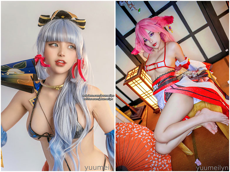 Yuumeilyn穿着COS服装的高清写真