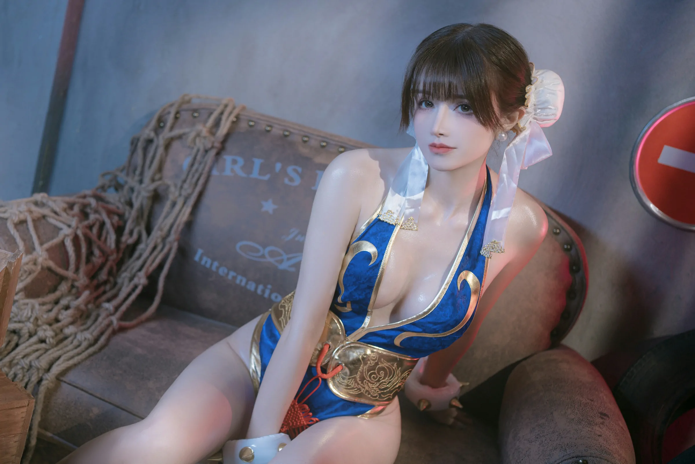 鹿八岁baby – 春丽的格斗辅导 [90张]-渣男图社