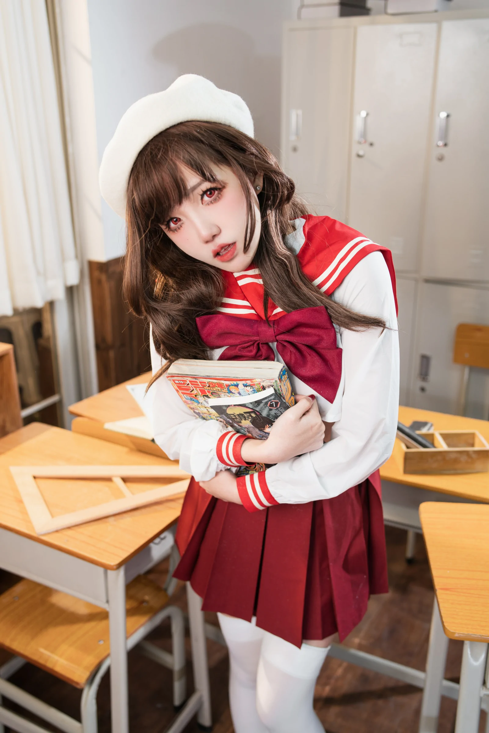 阿薰kaOri – 白虎女高中生 [78张]-渣男图社
