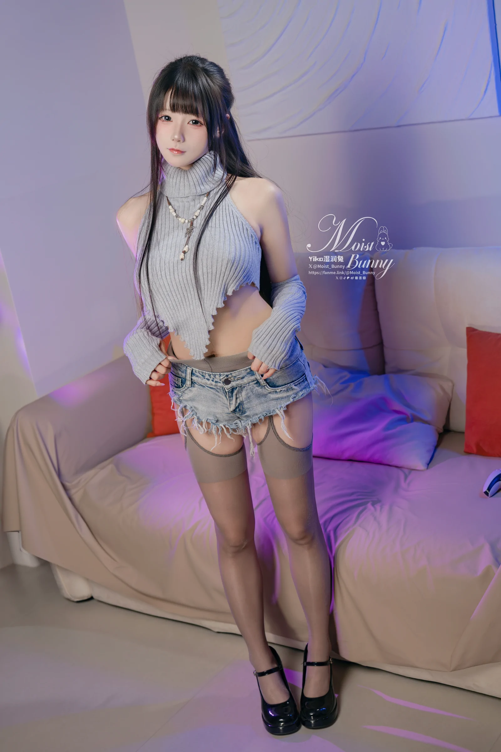 Yiko湿润兔(咬一口兔娘) – 陪玩少女 [87张]-渣男图社