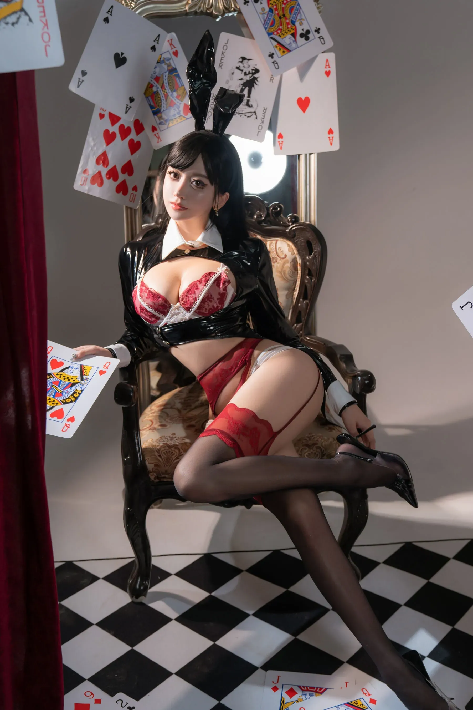 米线线sama – 生日限定 兔女郎 [49张]-渣男图社