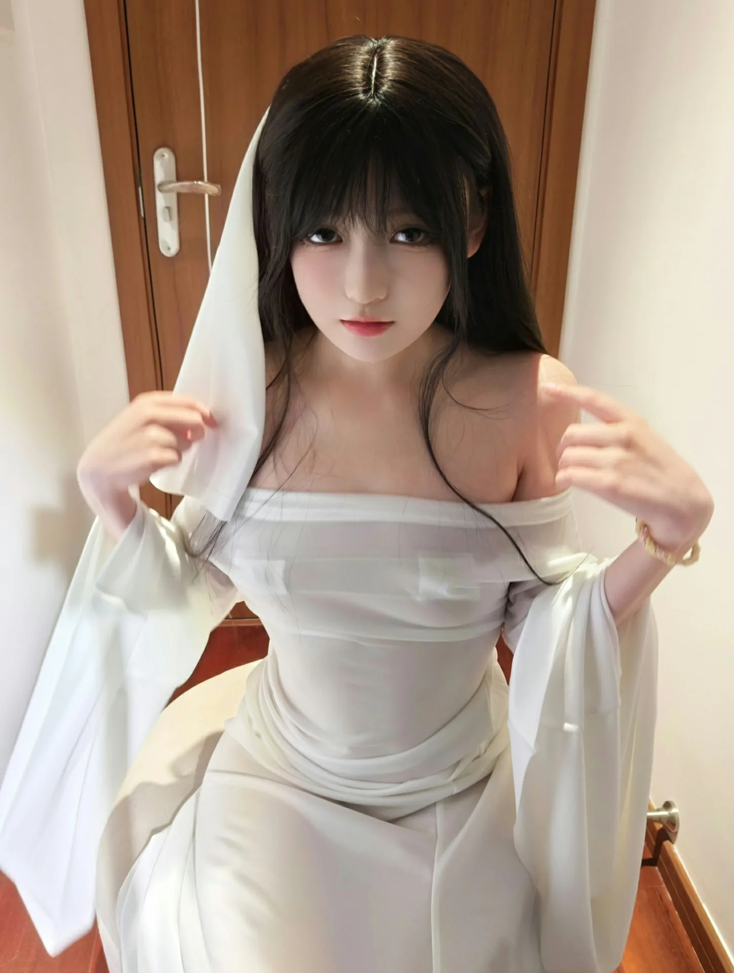 迷之呆梨 – 幽灵娘 [40张]-渣男图社